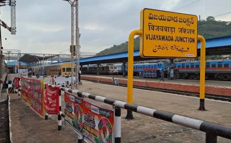 విజయవాడకు రైల్వే స్టేషన్ కు బిగ్ షాక్… ఇక గన్నవరమే స్టేషనే మెయిన్… 10 ప్లాట్‌ఫాంలతో మెగా టెర్మినల్