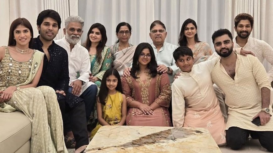 కొత్త కోడలిని పరిచయం చేసిన అల్లు ఫ్యామిలీ…ఫ్రేమ్ అదిరింది… వైరల్ అవుతున్న ఫ్యామిలీ ఫోటో